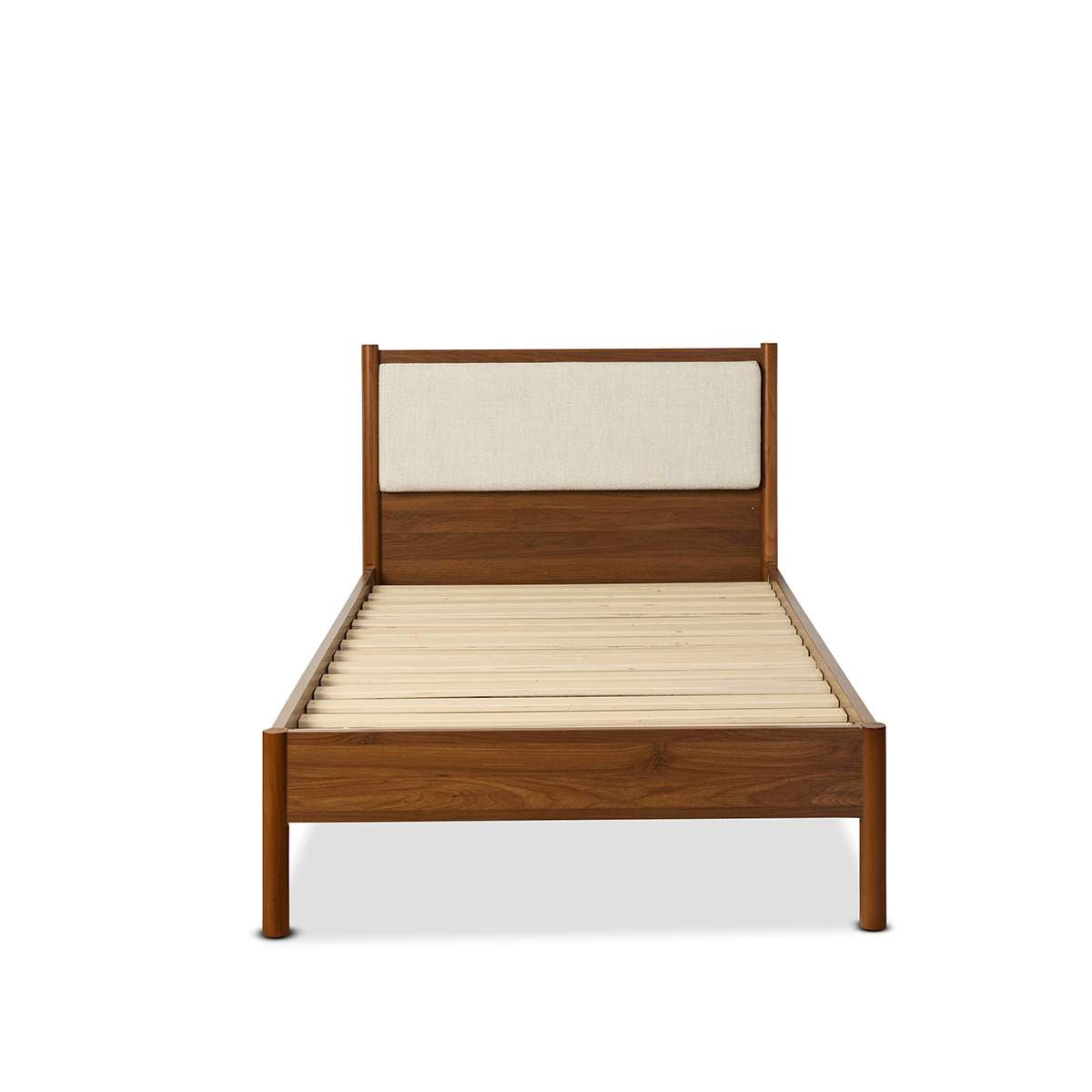 Blair King Single Bed - Walnut