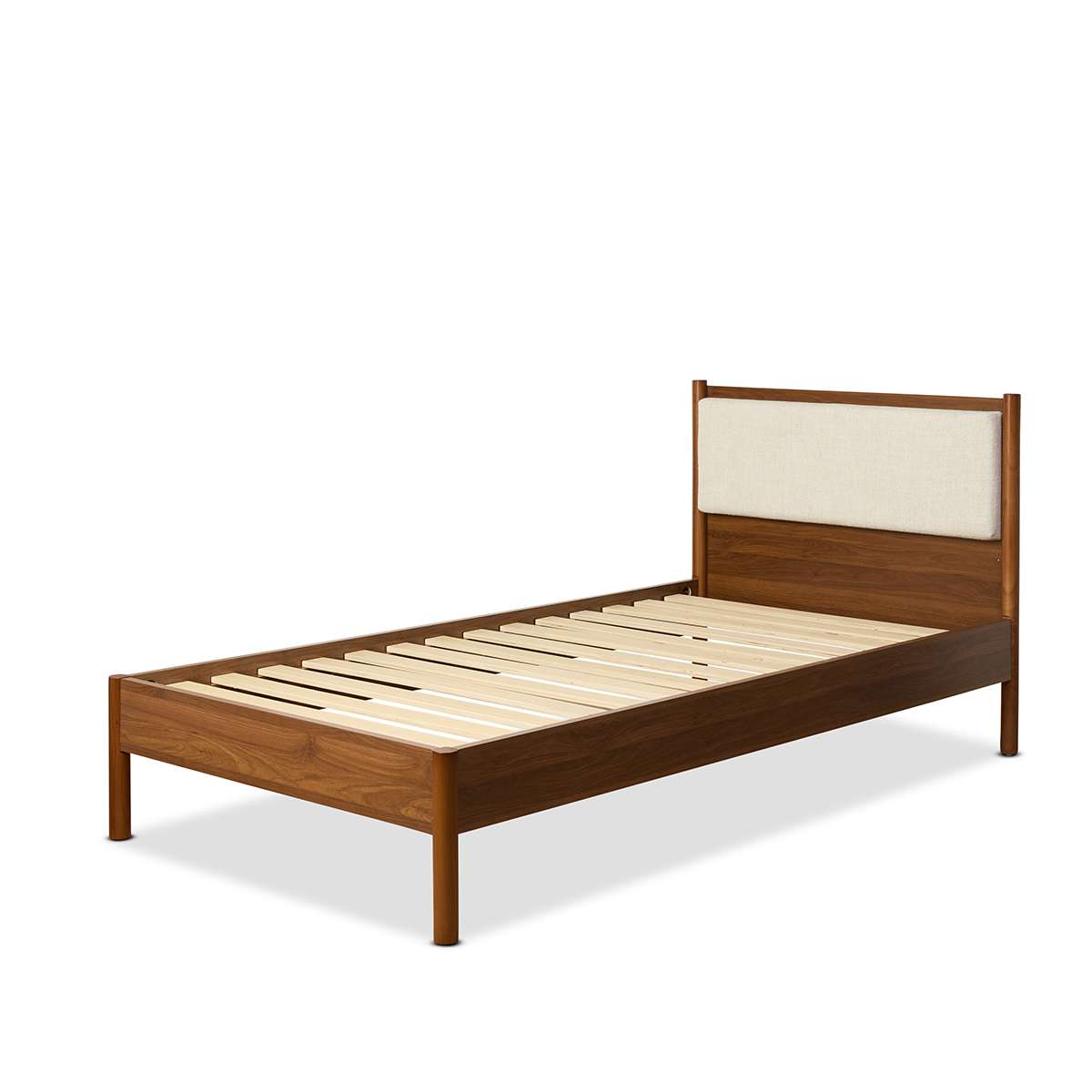 Blair King Single Bed - Walnut