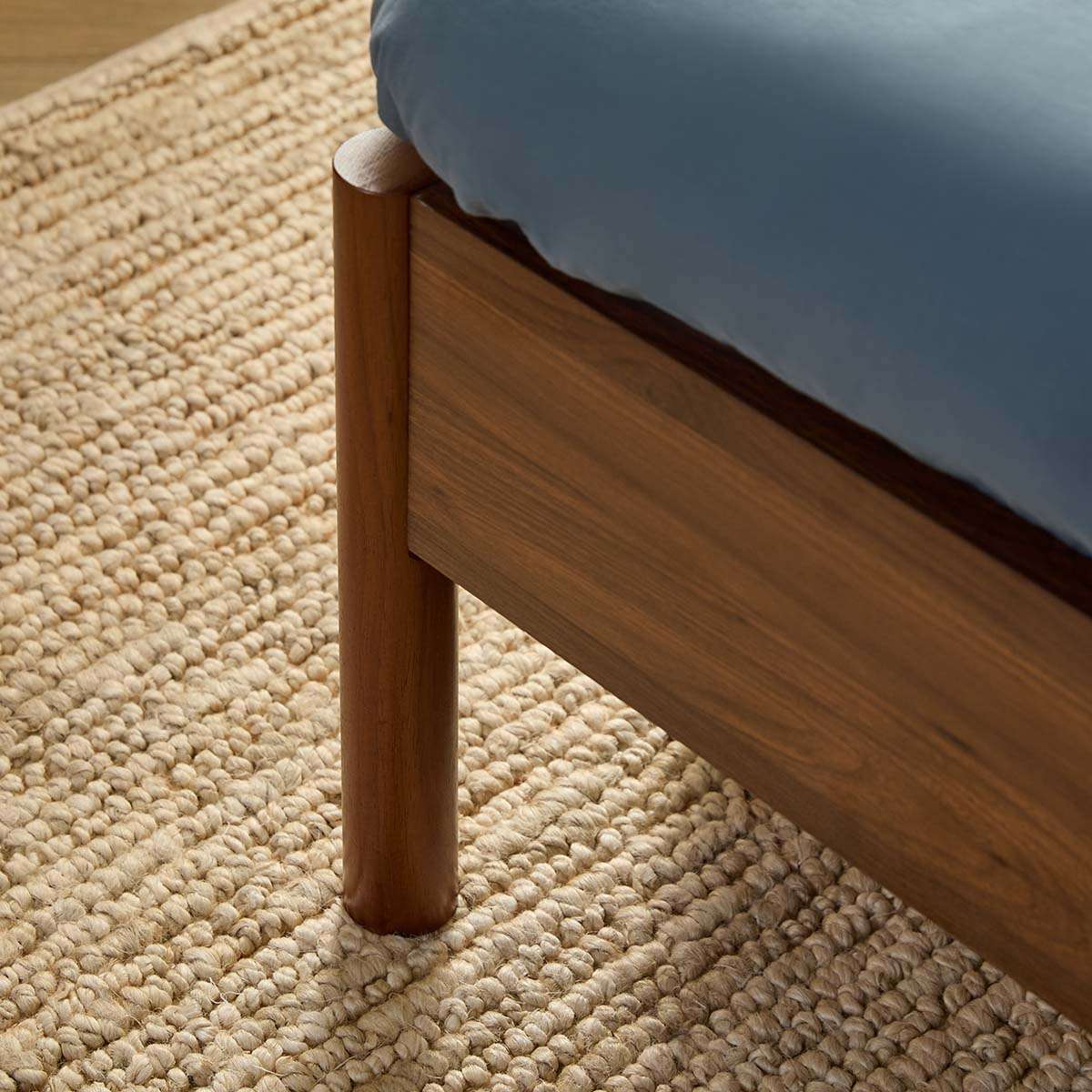 Blair King Single Bed - Walnut