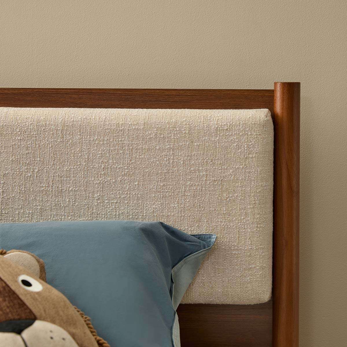 Blair King Single Bed - Walnut