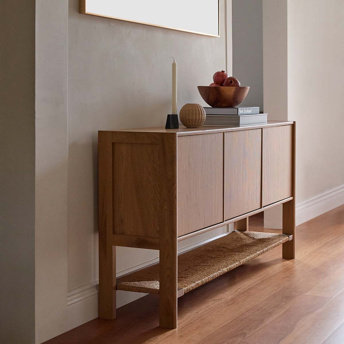 Madeira Storage Console Table - Natural