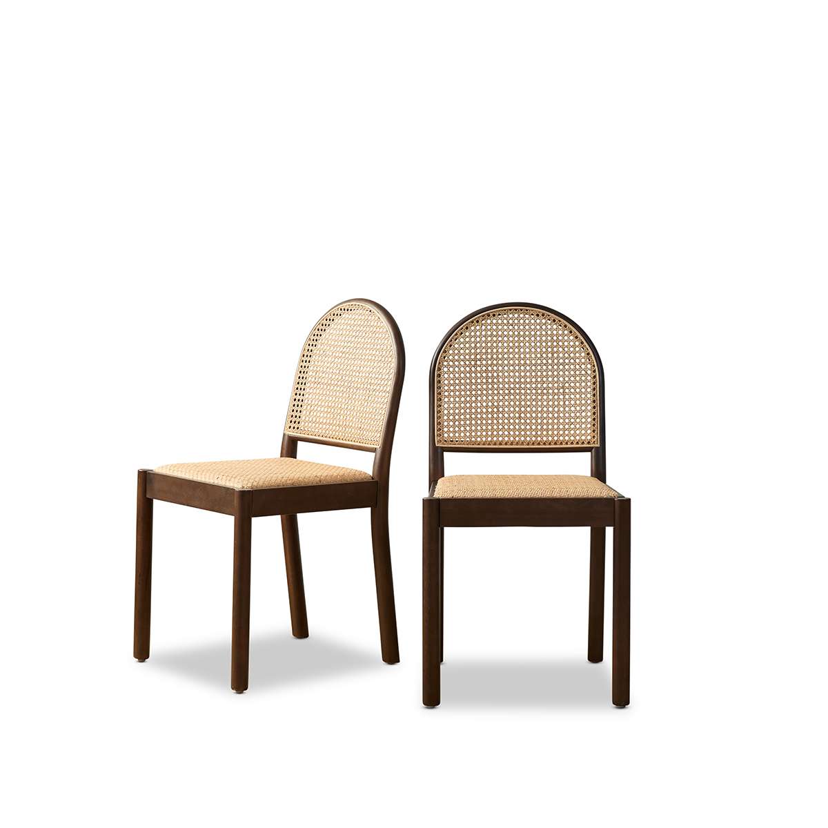 Mateo Dining Chair - Walnut Set of Six Bundle