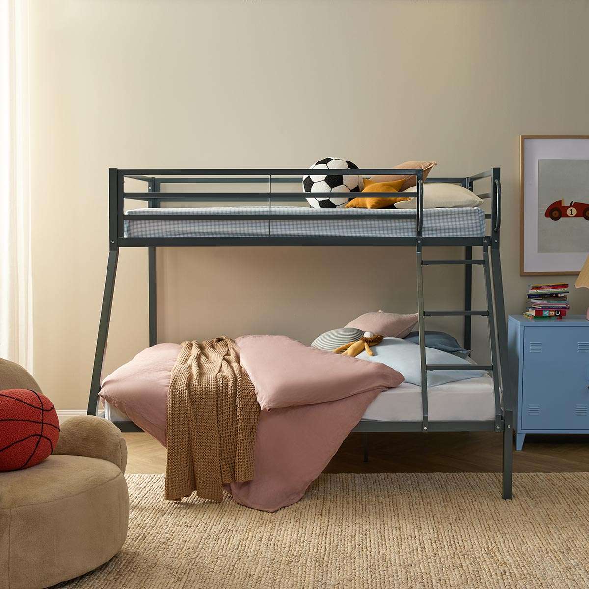 Lacie Triple Bunk Bed - Steele