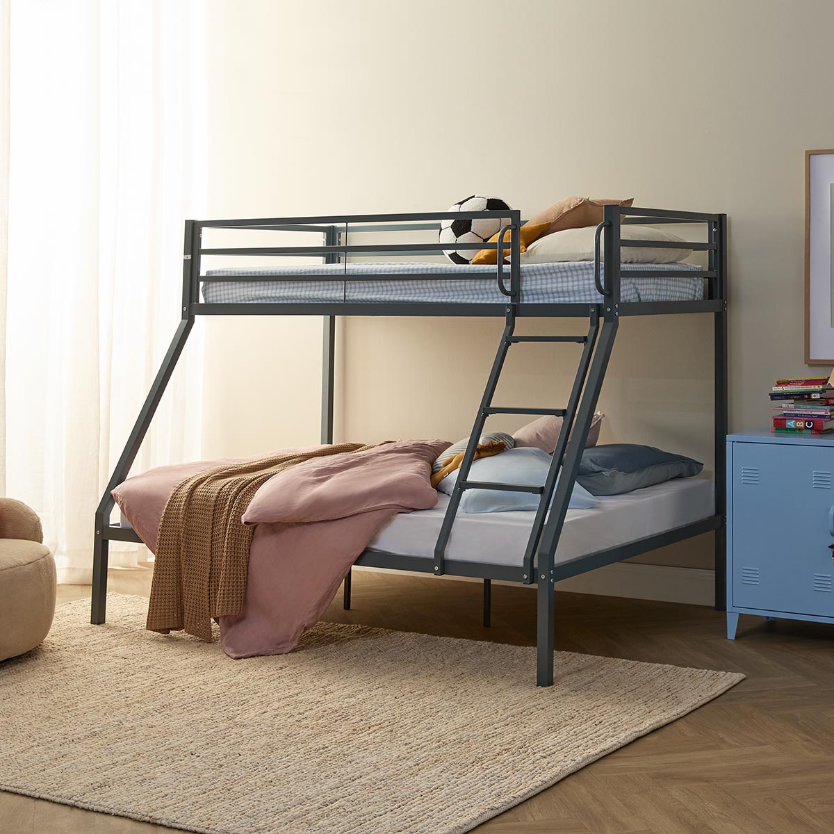 Lacie Triple Bunk Bed - Steele