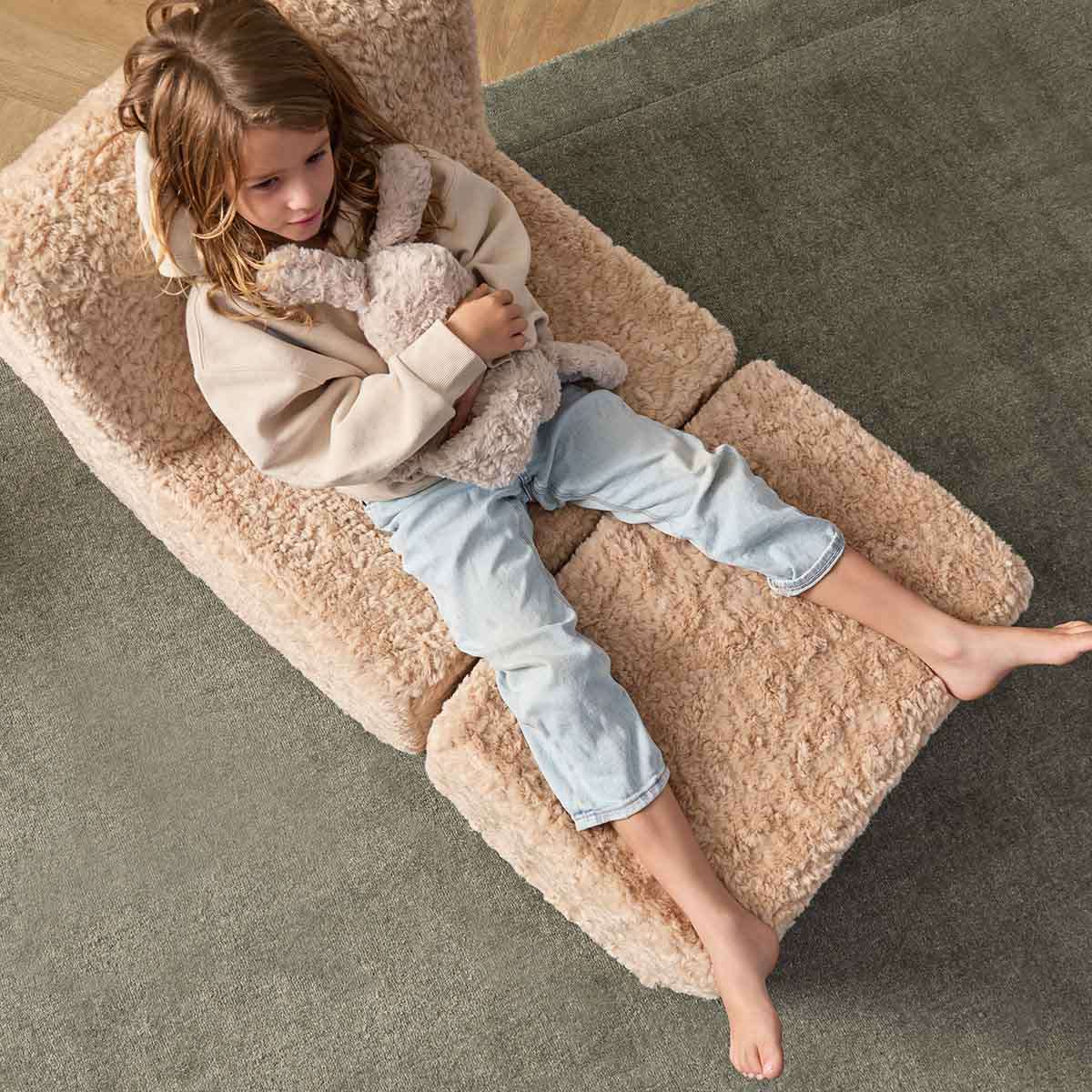 The Mini Chill Ottoman - Beige