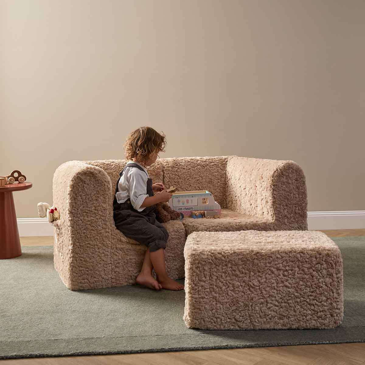 The Mini Chill Ottoman - Beige