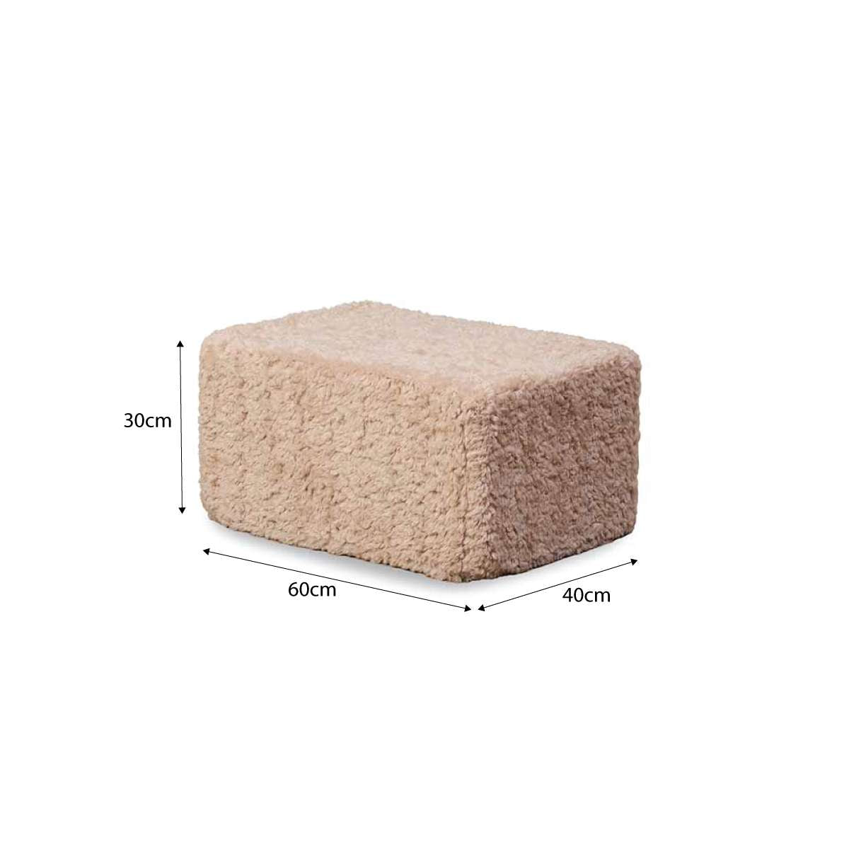 The Mini Chill Ottoman - Beige