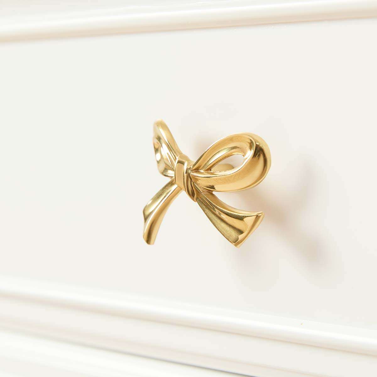 Emmeline Six Drawer with Bows - White
