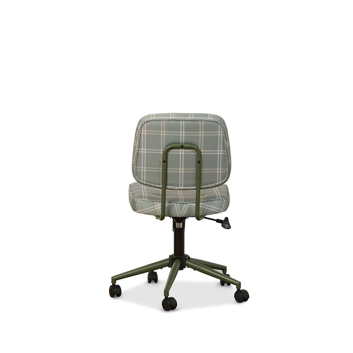 Morty Desk Chair - Khaki Plaid