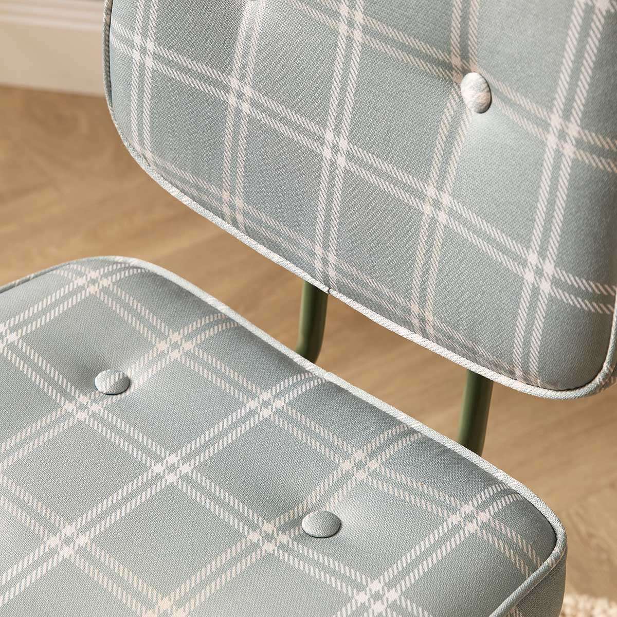 Morty Desk Chair - Khaki Plaid