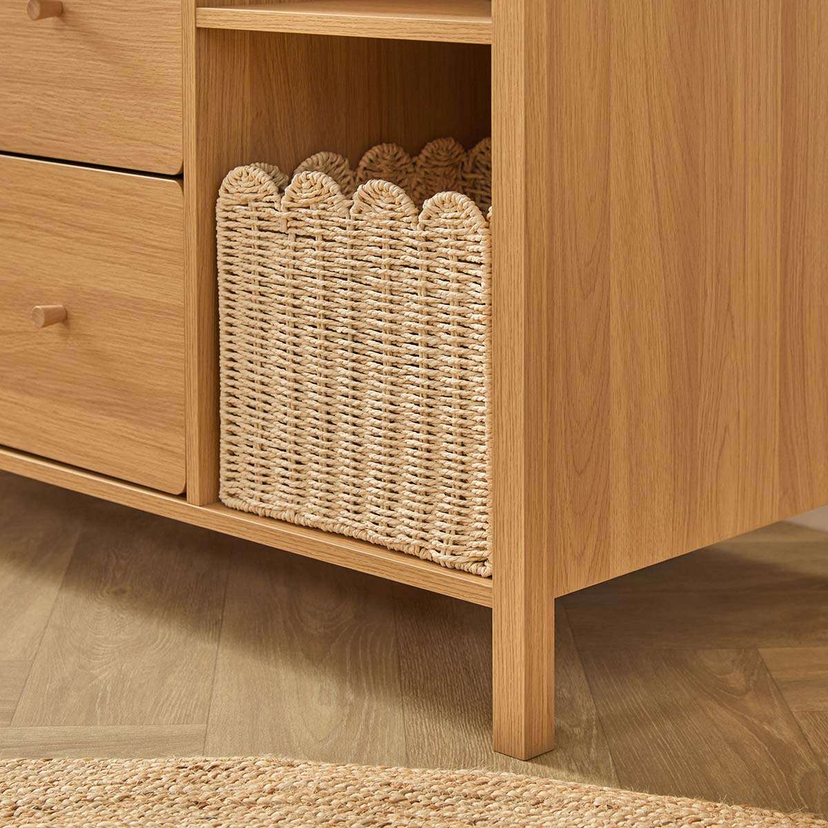 Ollie Change Table With Removable Top - Natural