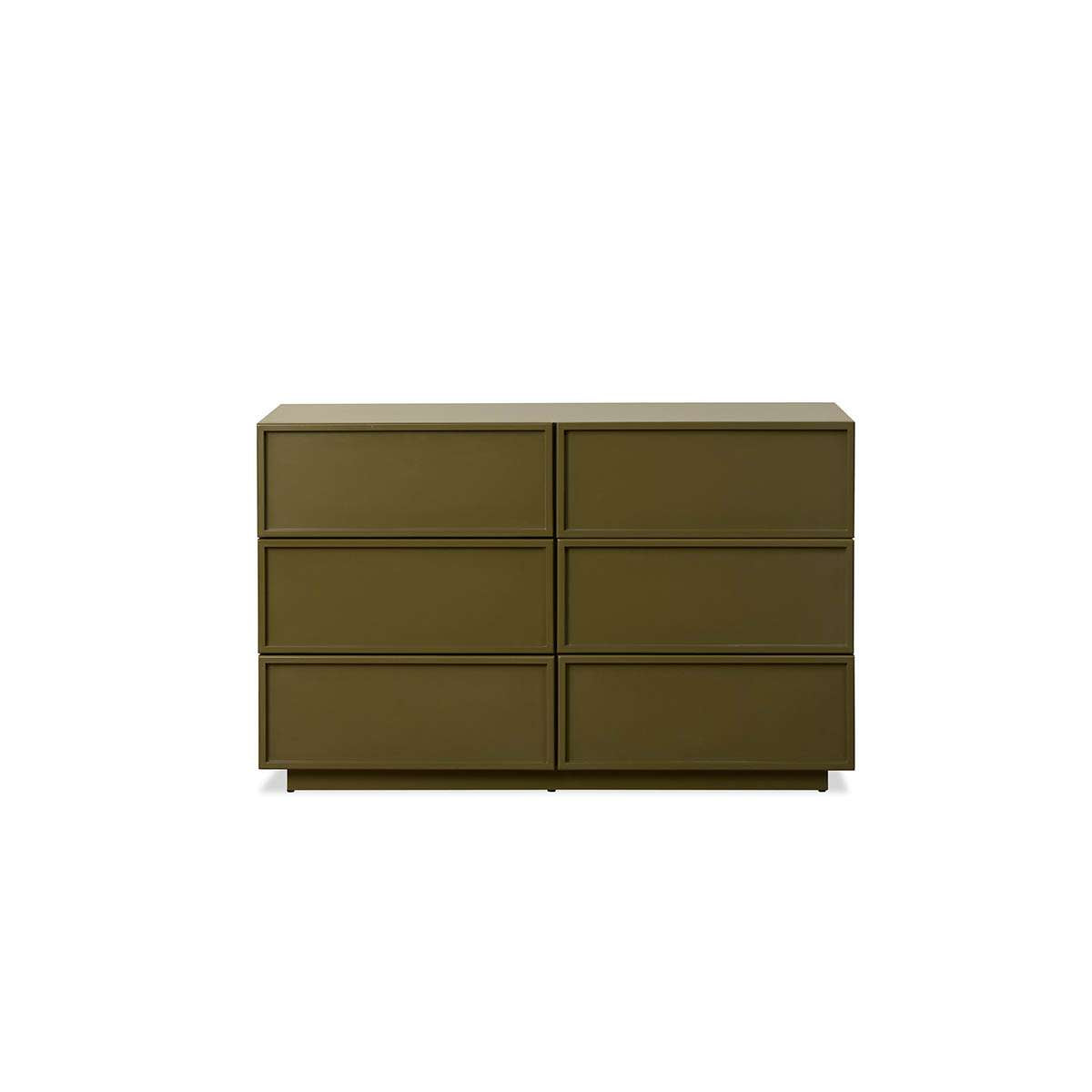 mikancho*ページ☆ Osaka Six Drawer in Olive - Mid-century Charm | Mocka