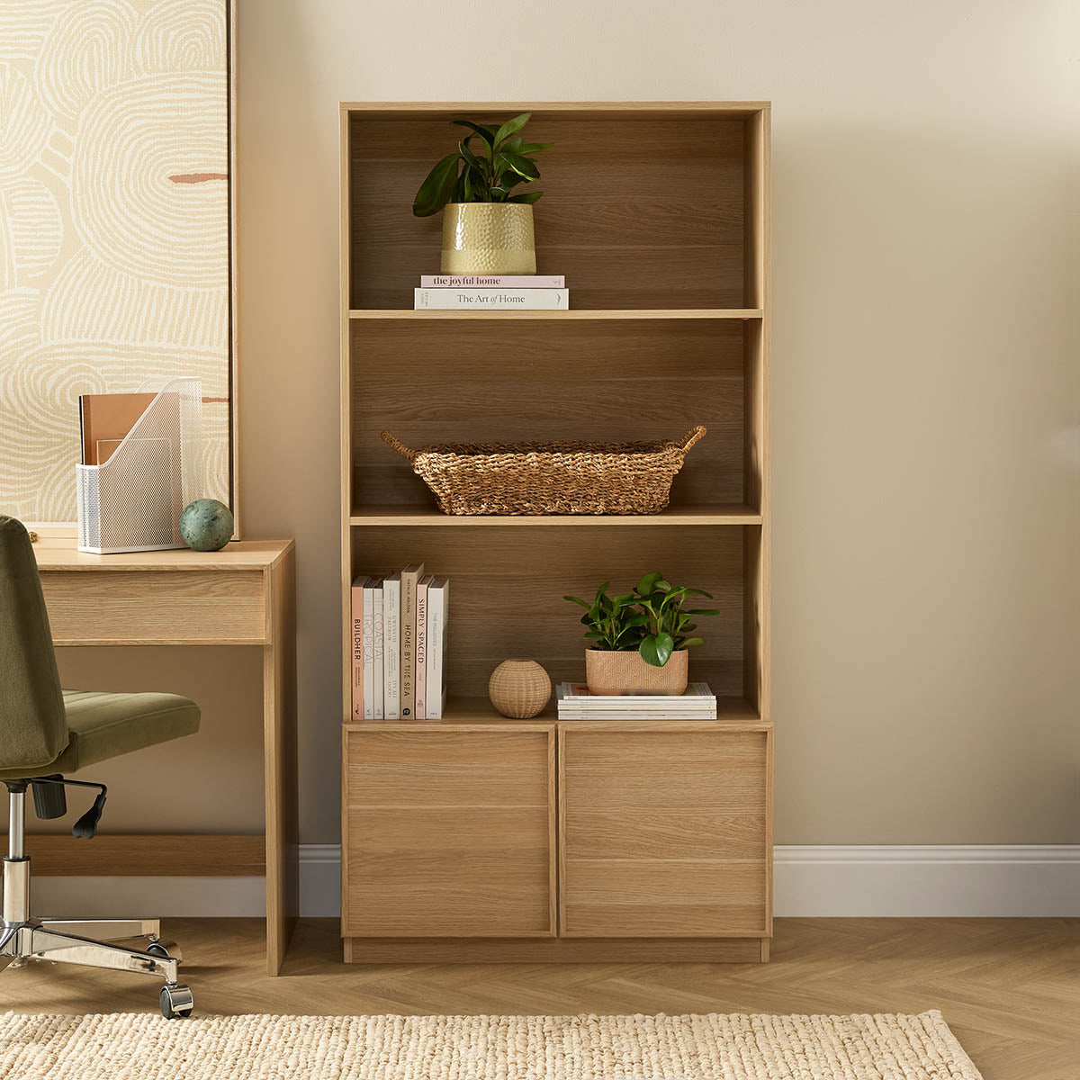 Osaka Bookcase - Natural