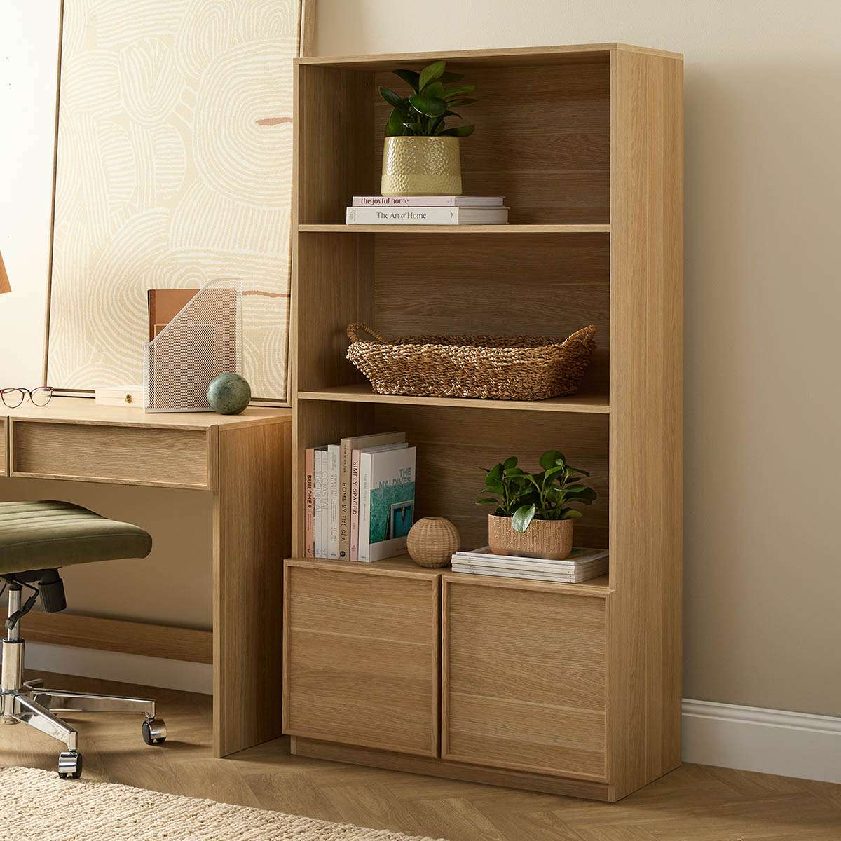 Osaka Bookcase - Natural