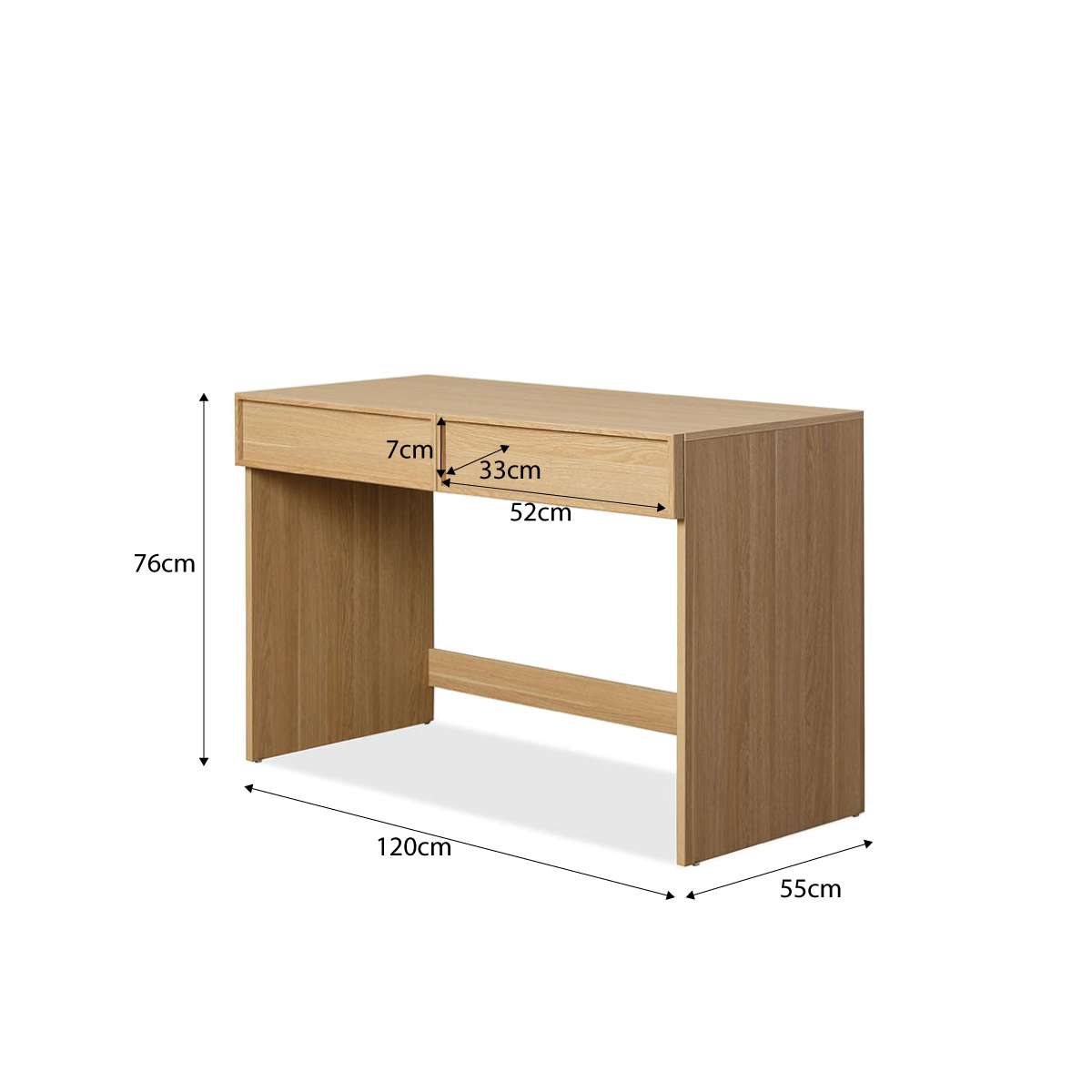 Osaka Desk - Natural