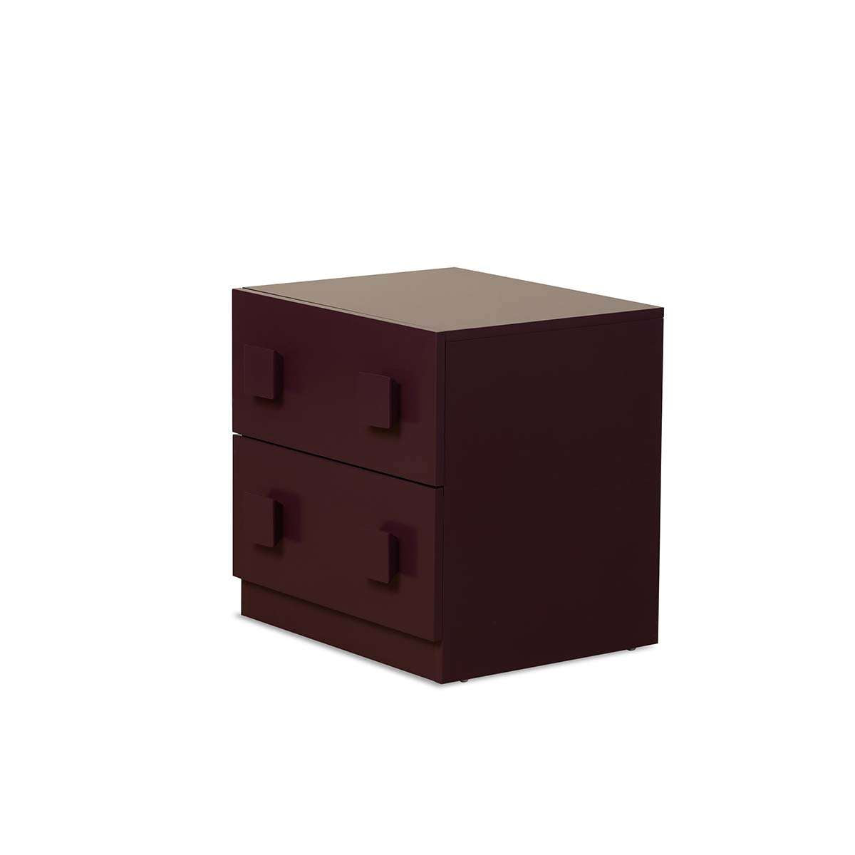 Kei Bedside Table - Plum