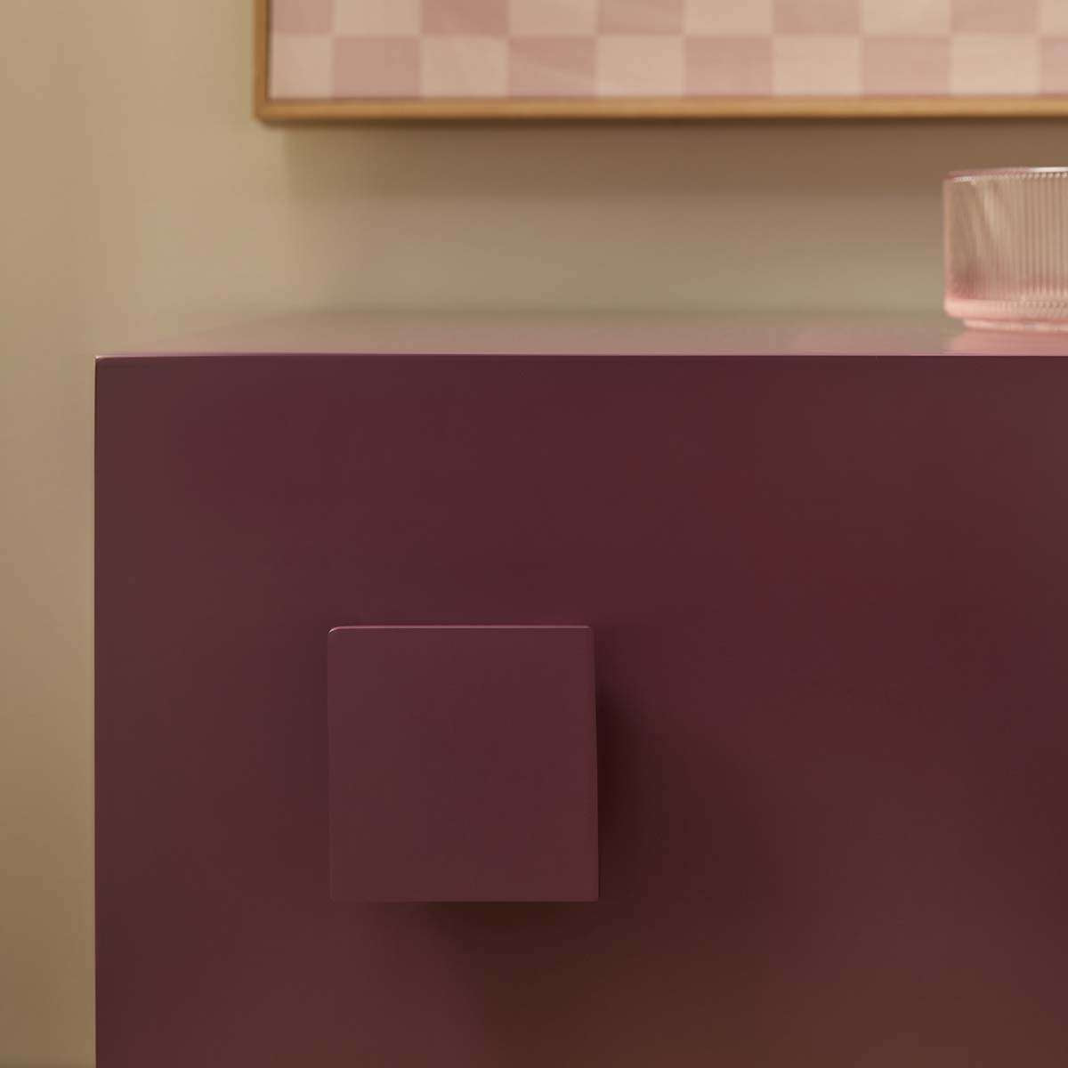 Kei Bedside Table - Plum