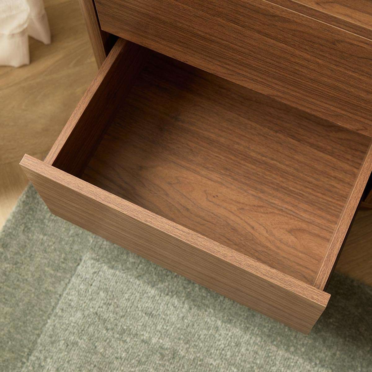 Ziggy Bedside Table - Walnut