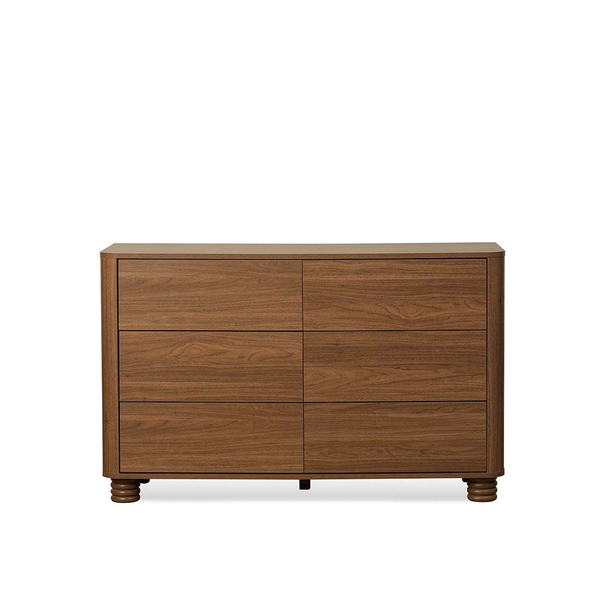 Ziggy Six Drawers - Walnut