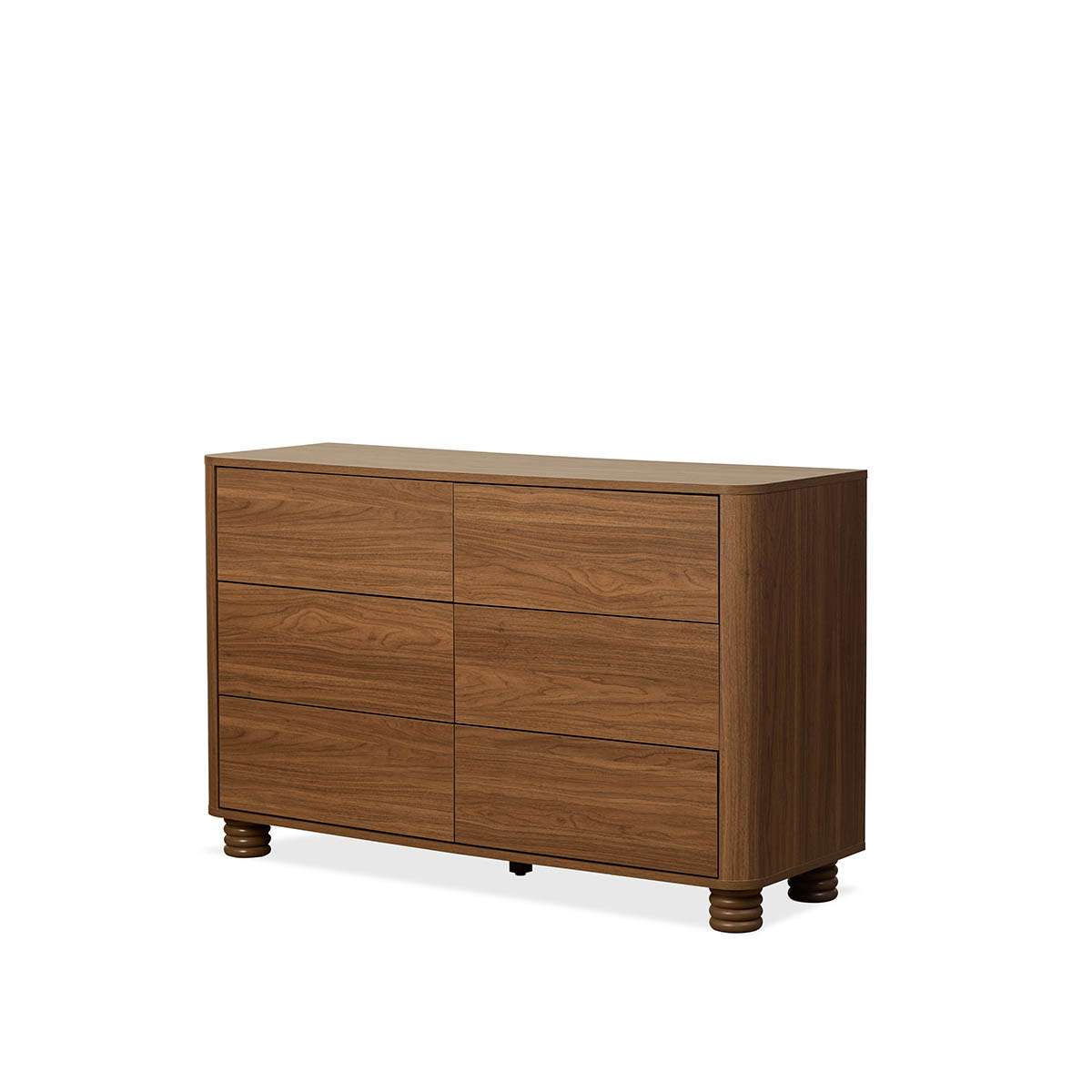 Ziggy Six Drawers - Walnut | Stylish Storage | Mocka