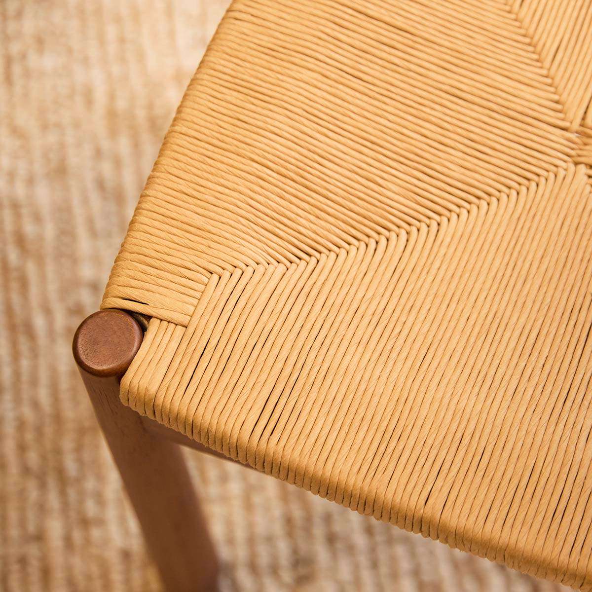 Marbella Woven Dining Chair - Set of Two - Natural