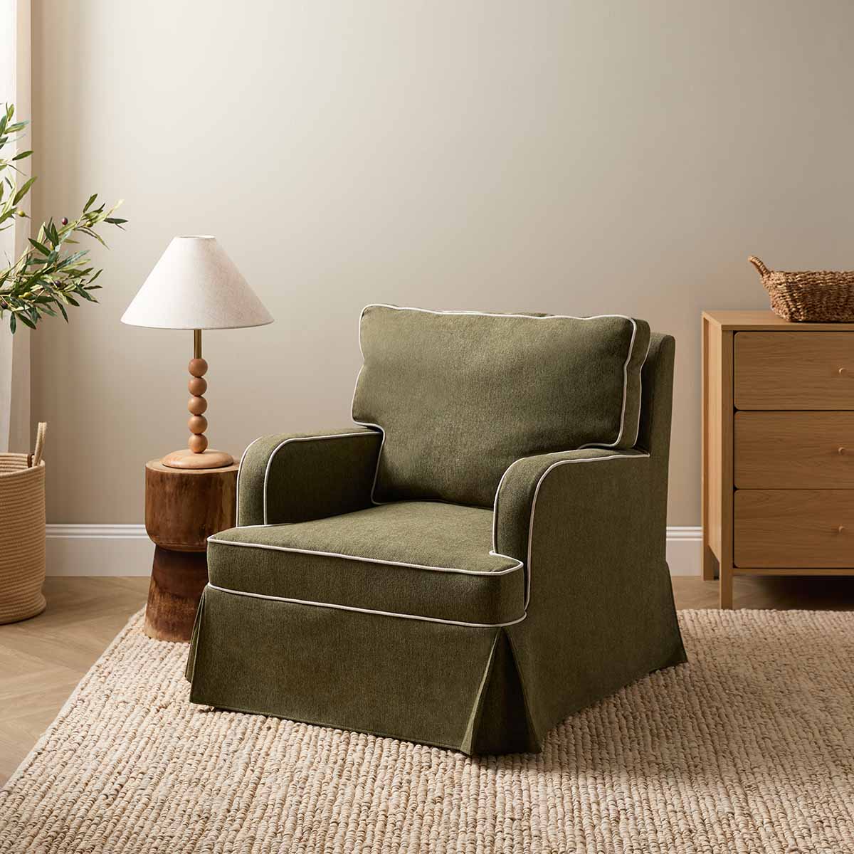 Everleigh Occasional Chair - Dark Green