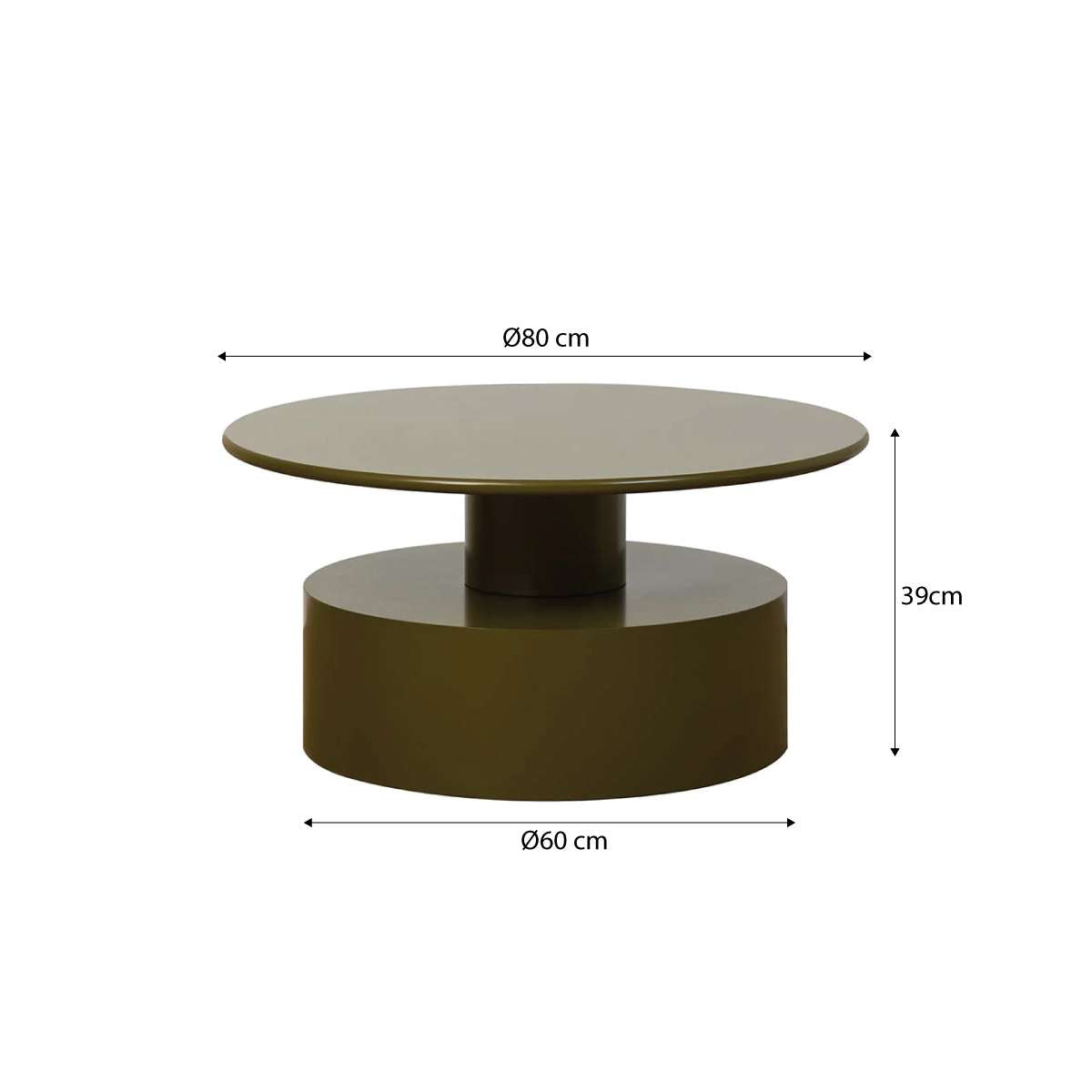 Zayne Coffee Table - Olive