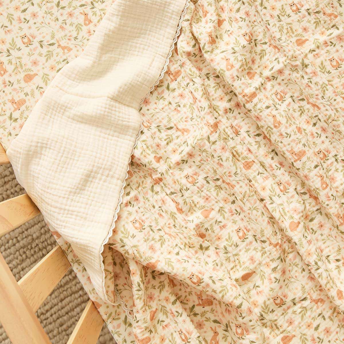 Organic Cotton Blanket - Bush Walk