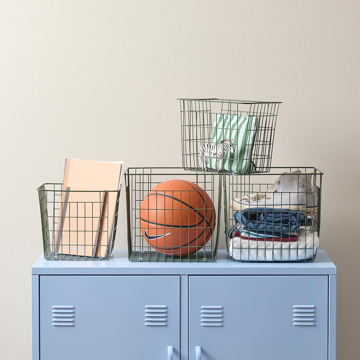 Mocka Original Baskets - Set of 4 - Khaki