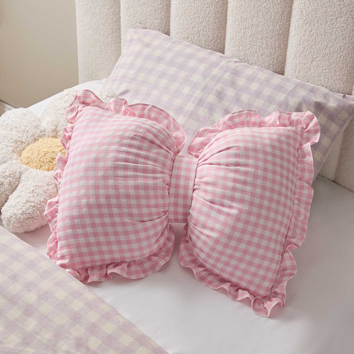 Bow Cushion Large - Pink
