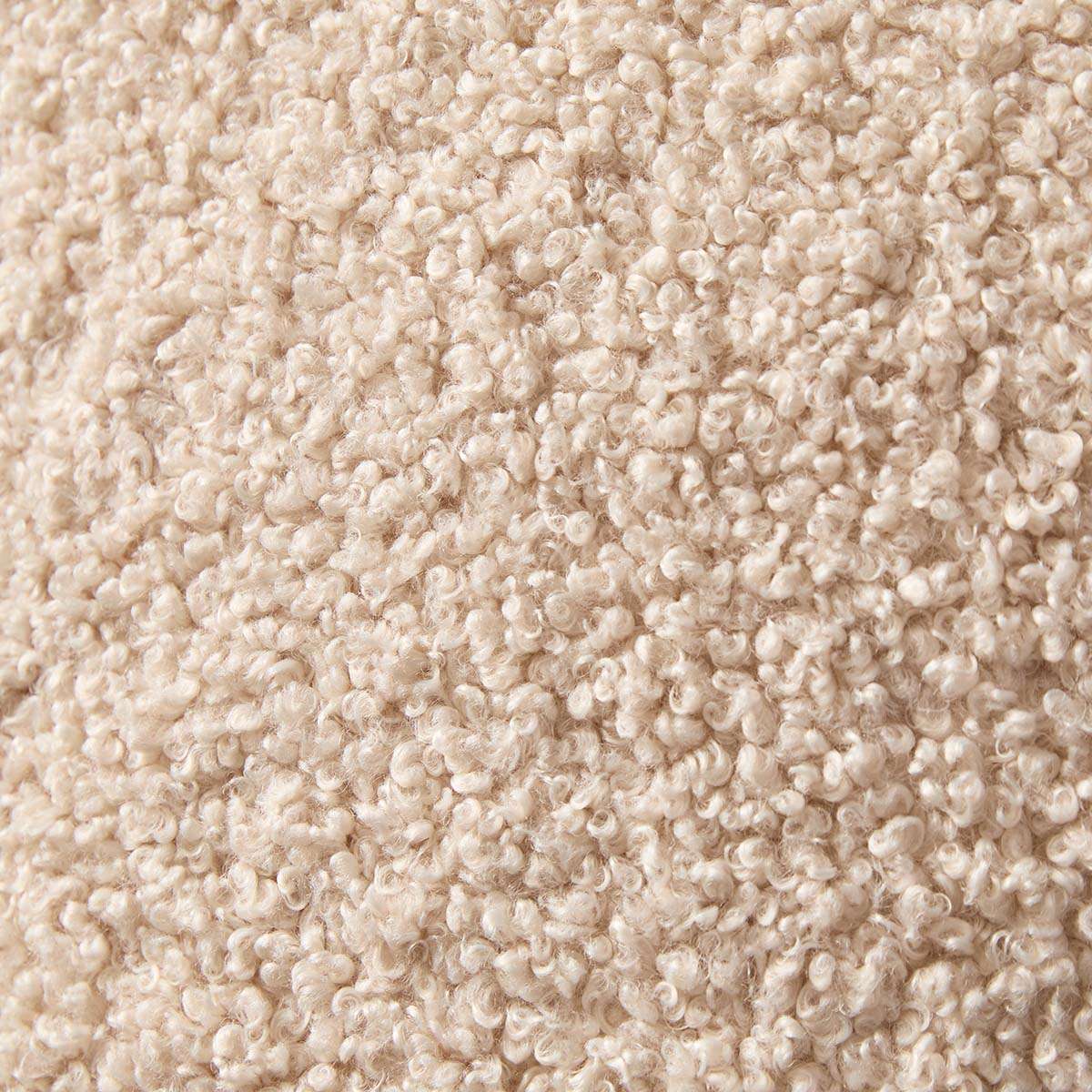 Frankie Sherpa Cushion 50cm - Cream