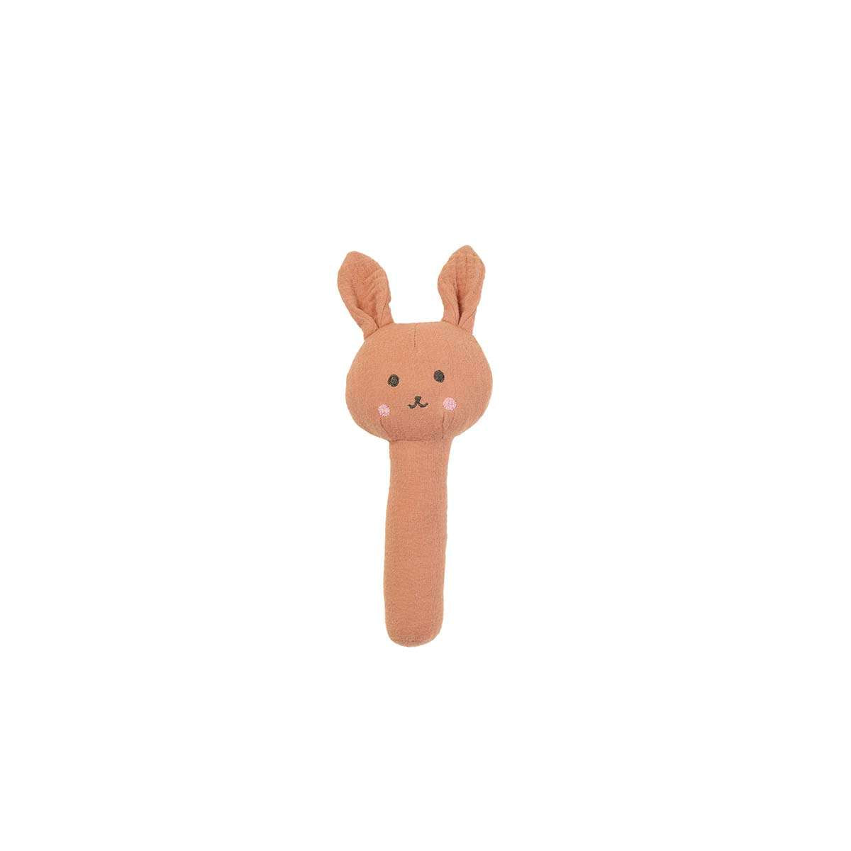 Soft Cotton Bunny Rattle
