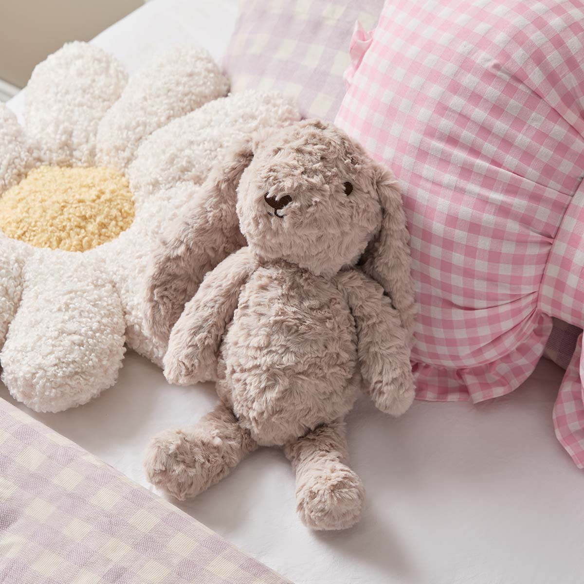 Rosie Rabbit Plush Toy Large - Silver