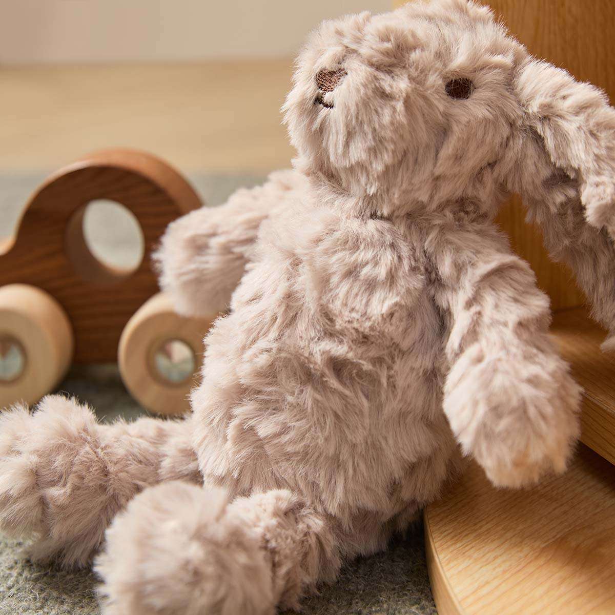 Rosie Rabbit Plush Toy Small - Silver