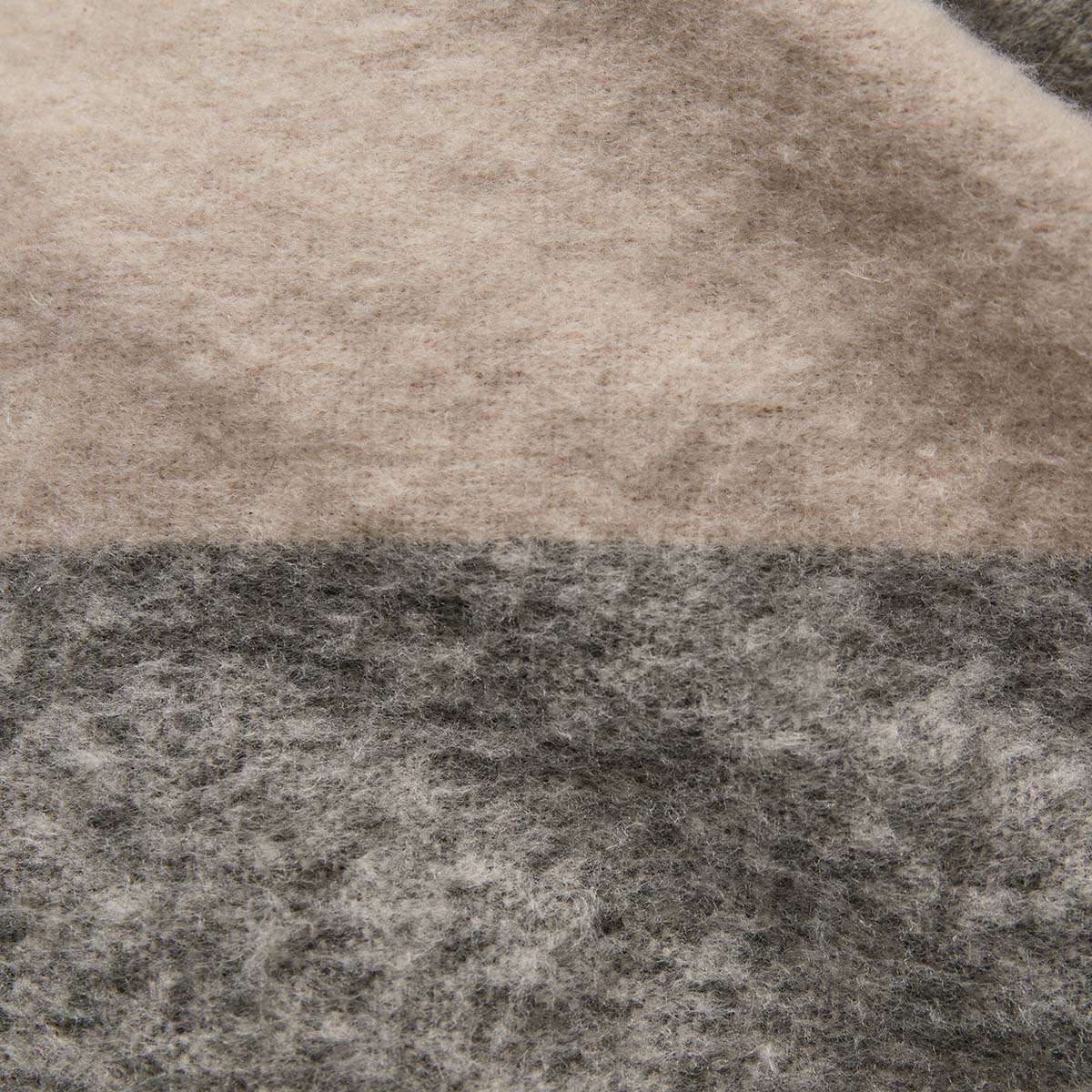 Mocka Stripe Throw Blanket - Olive