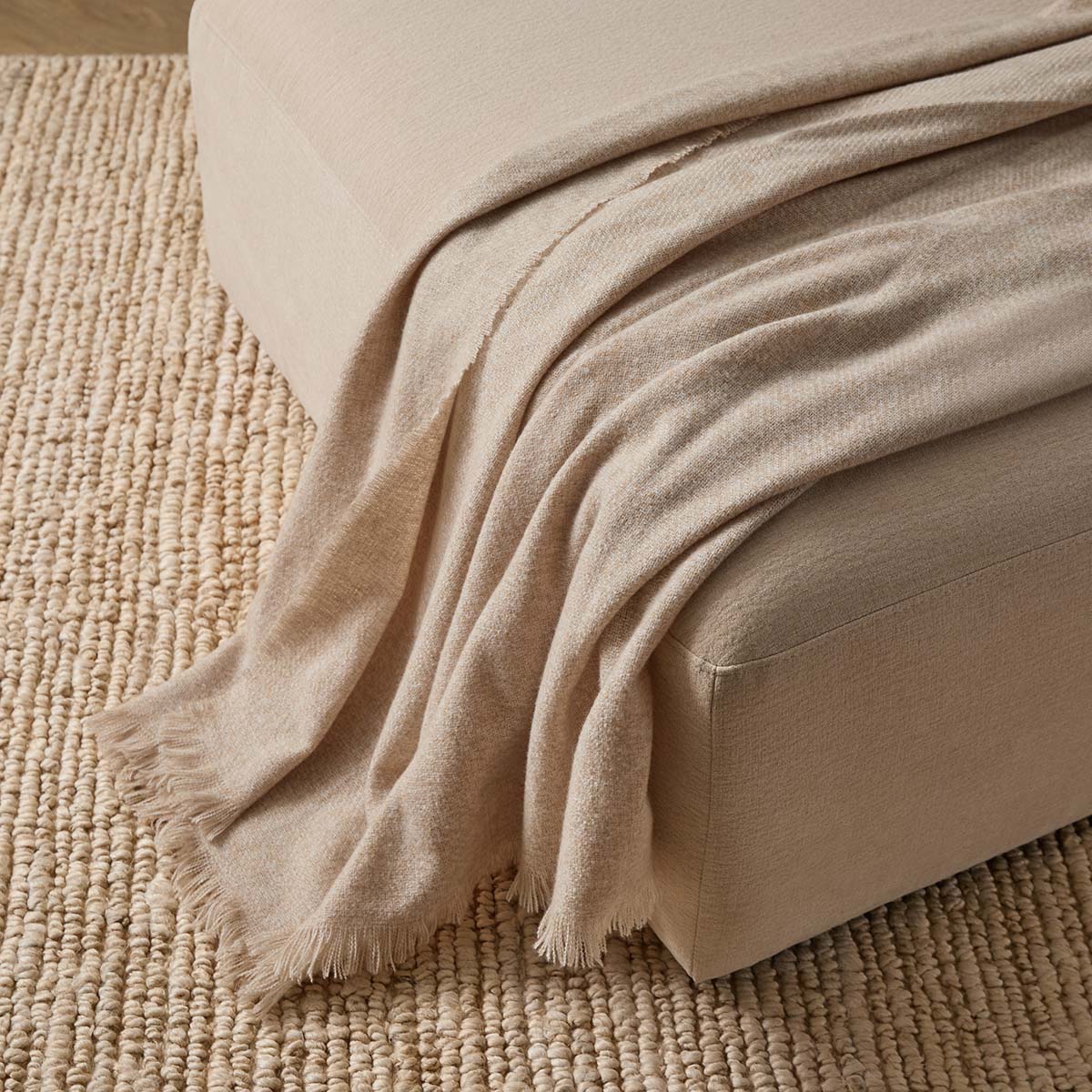 Mocka Throw Blanket - Natural