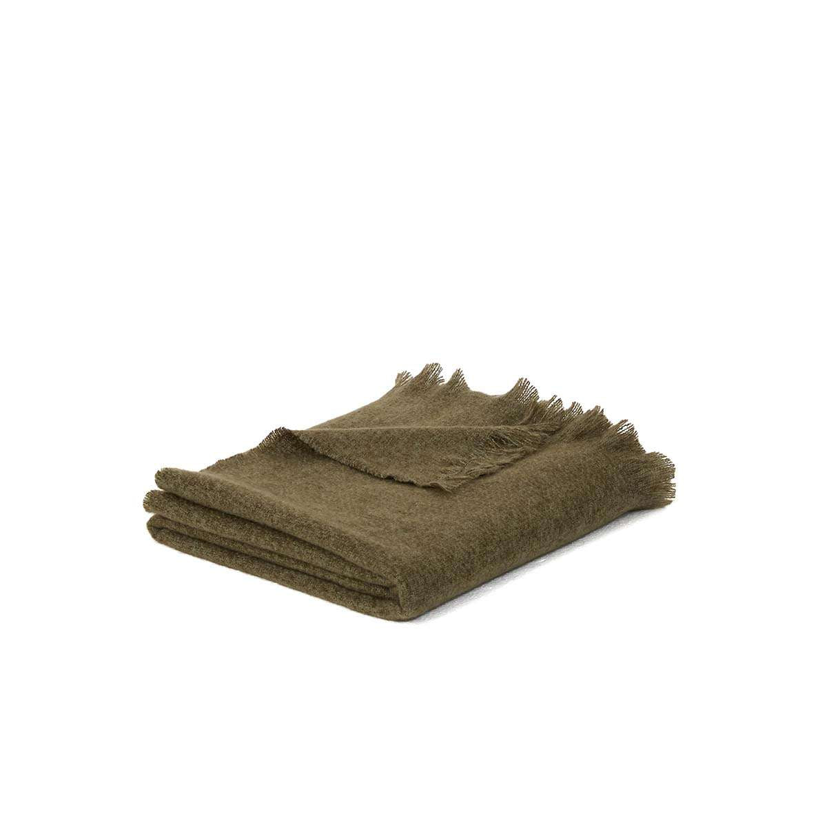 Mocka Throw Blanket - Dark Green