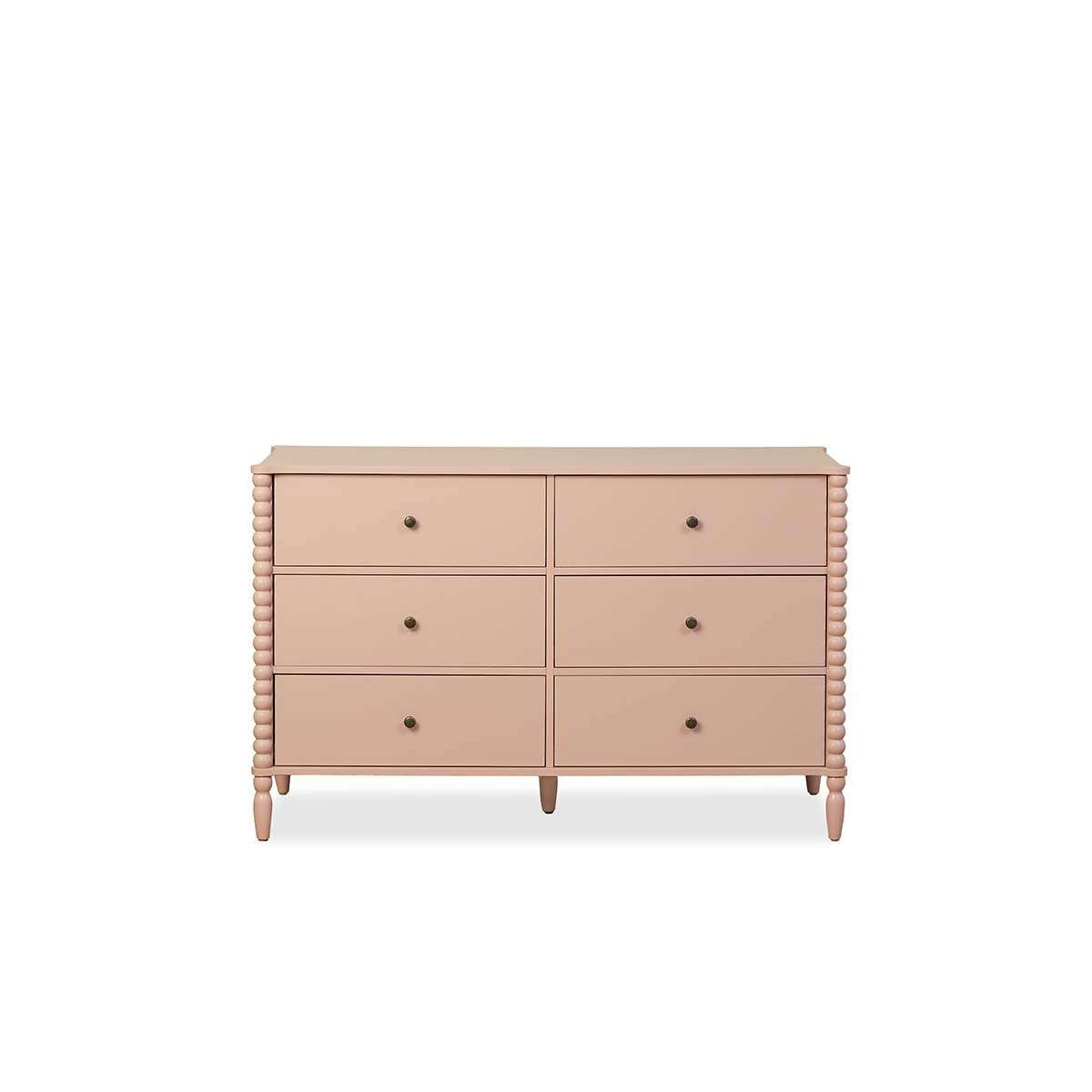 Betti Bobbin Six Drawer - Pink
