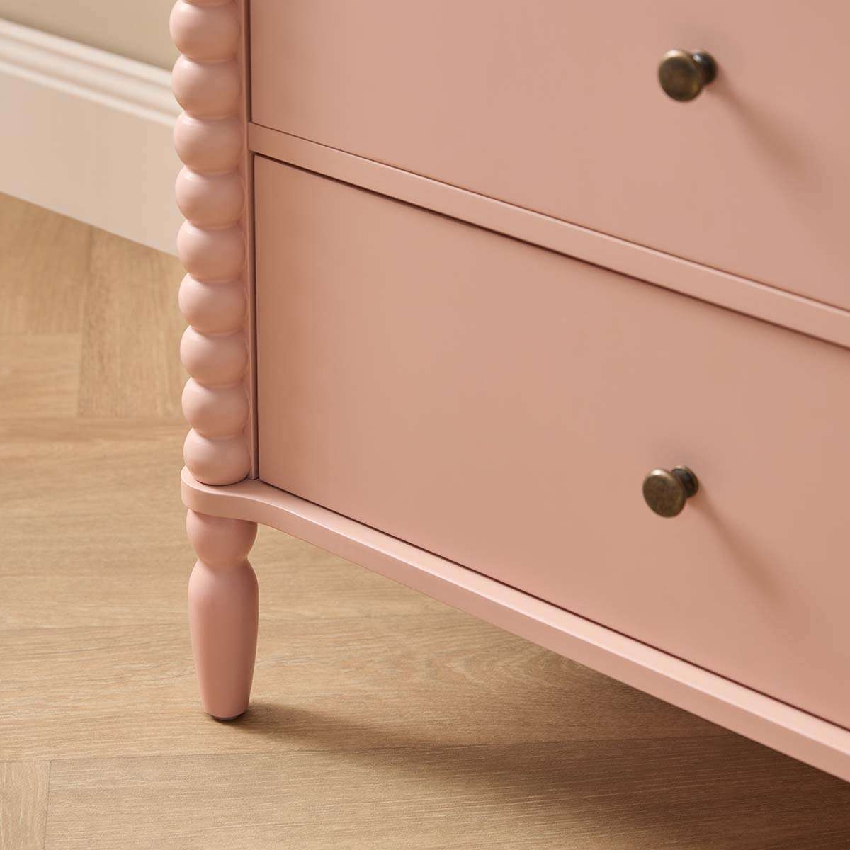 Betti Bobbin Six Drawer - Pink