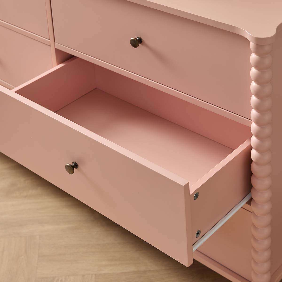 Betti Bobbin Six Drawer - Pink