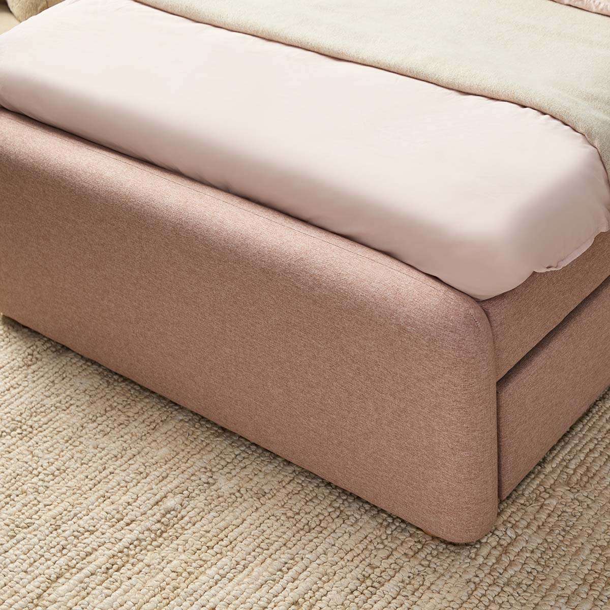 Amelie King Single Bed - Pink