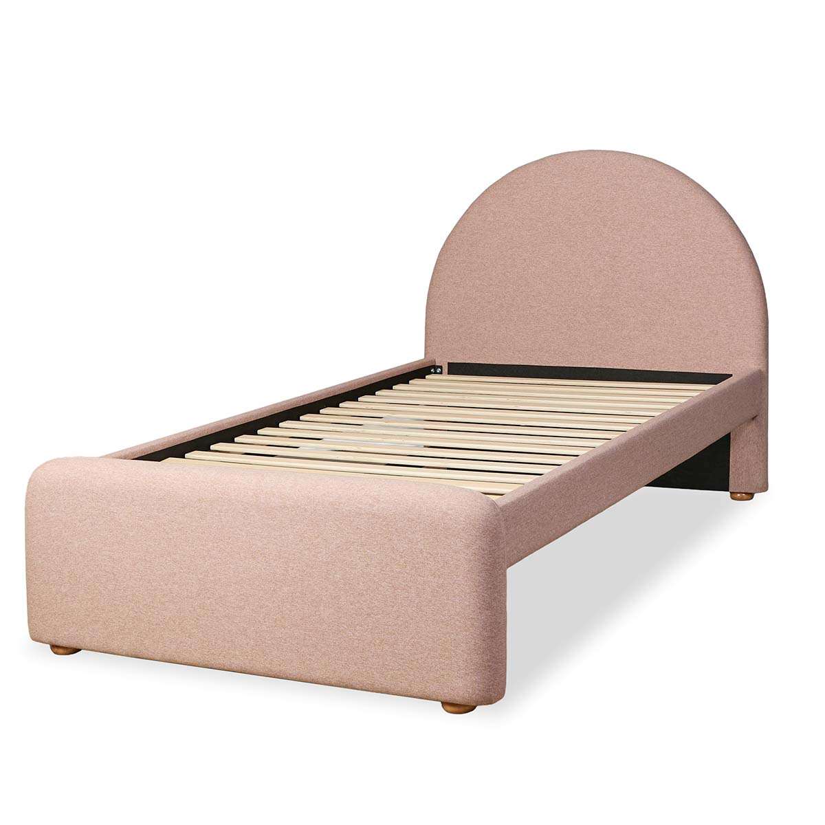 Amelie King Single Bed - Pink