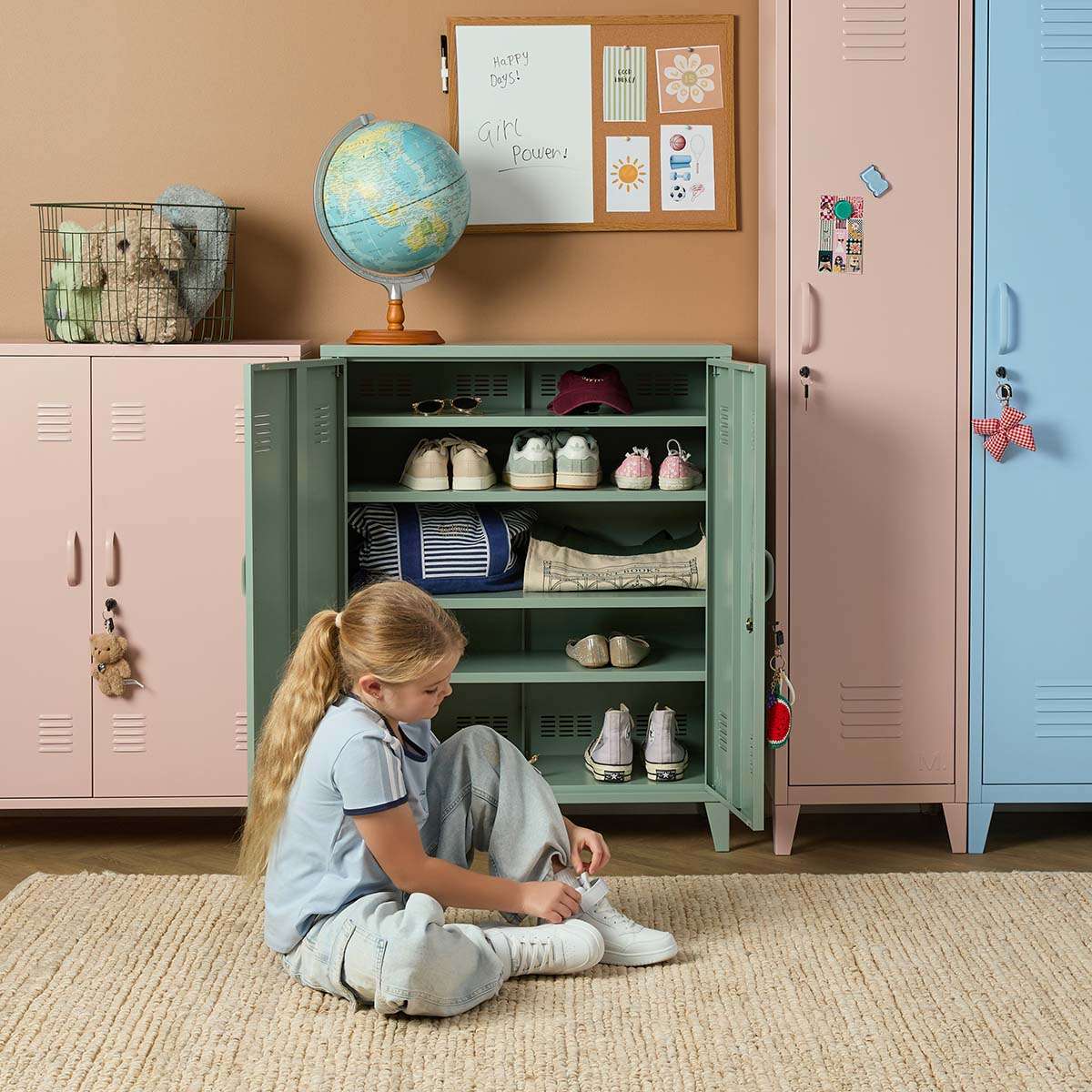 Mocka Original Locker Wardrobe - Single - Pink