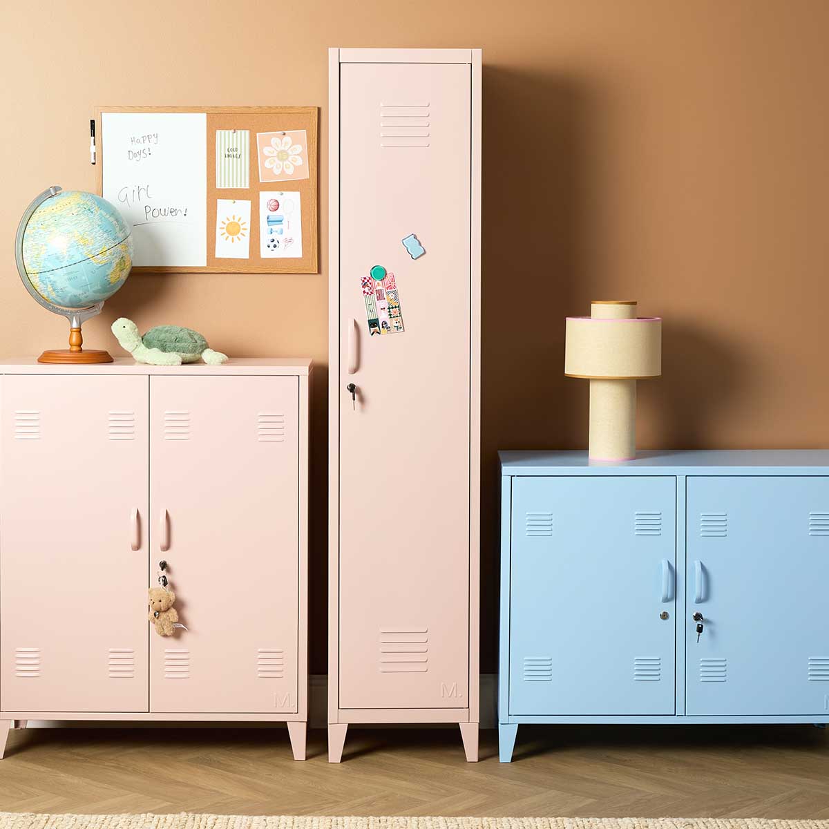 Mocka Original Locker Wardrobe - Single - Pink