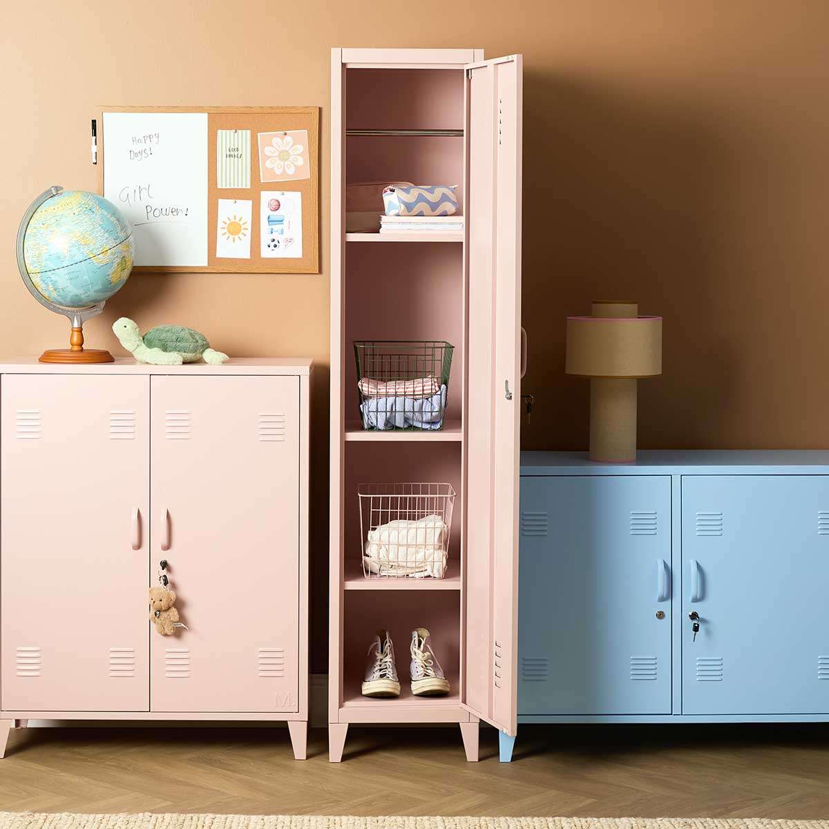 Mocka Original Locker Wardrobe - Single - Pink