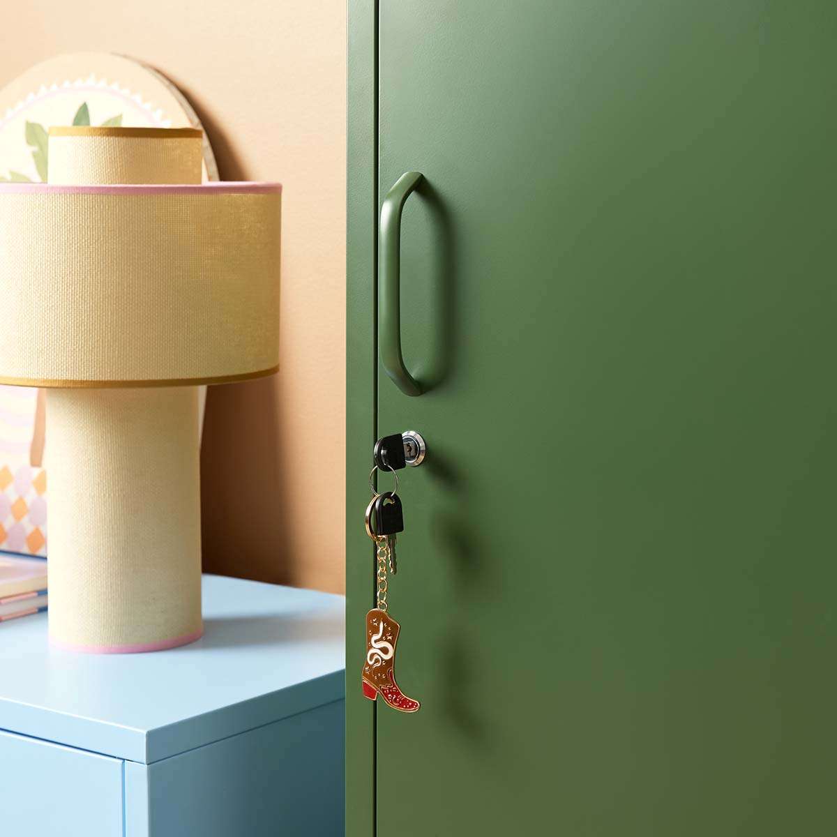 Mocka Original Locker Wardrobe - Single - Khaki