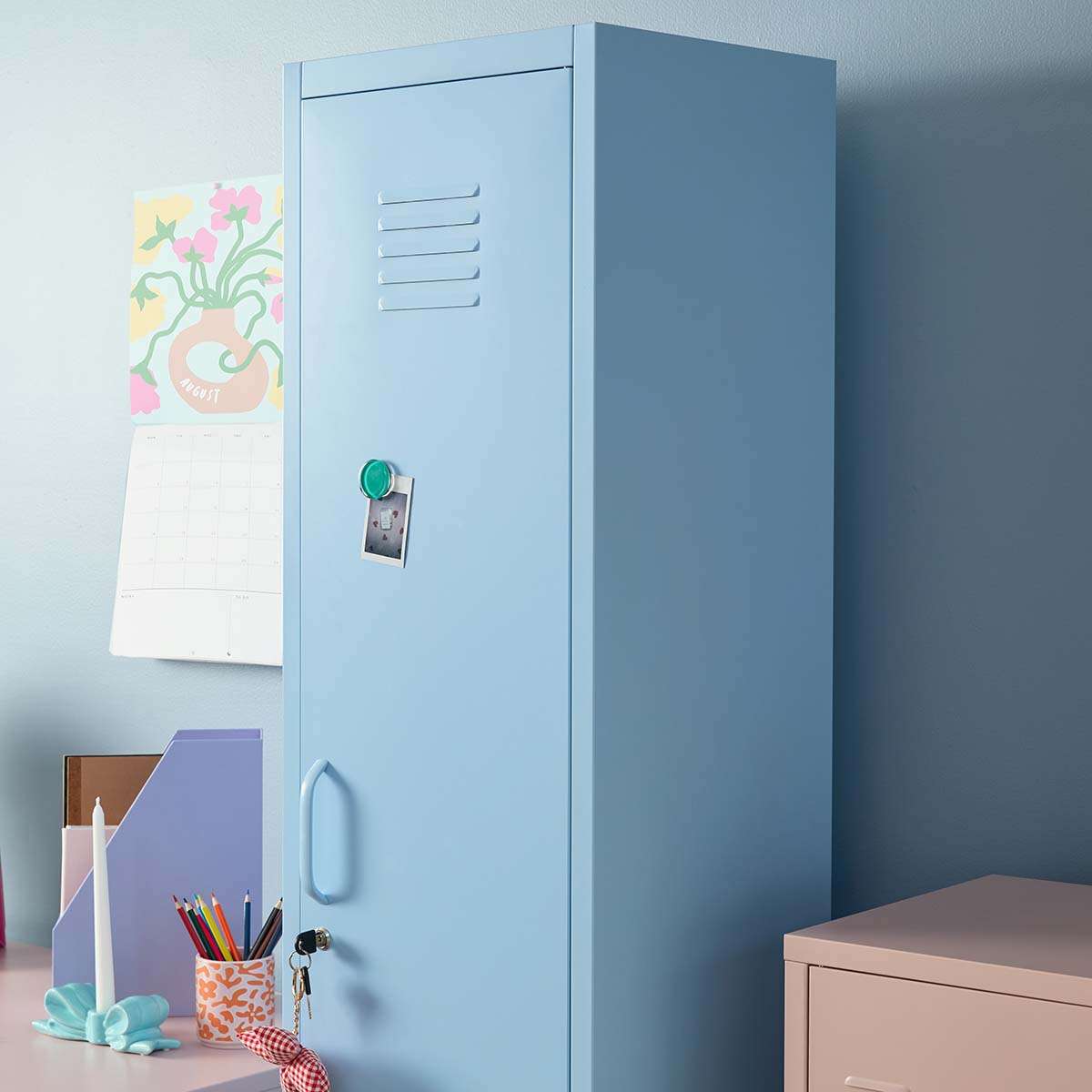 Mocka Original Locker Wardrobe - Single - Powder Blue