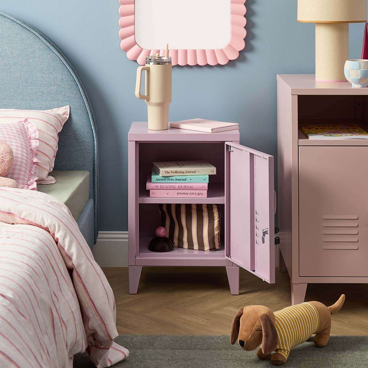 Mocka Original Locker Bedside - Lilac