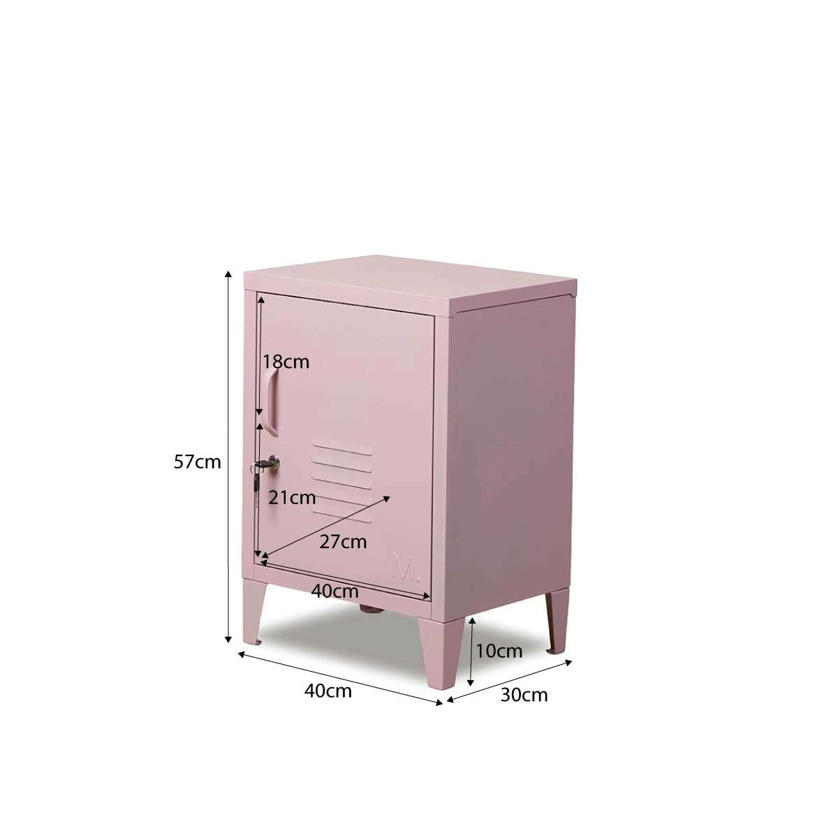 Mocka Original Locker Bedside - Lilac