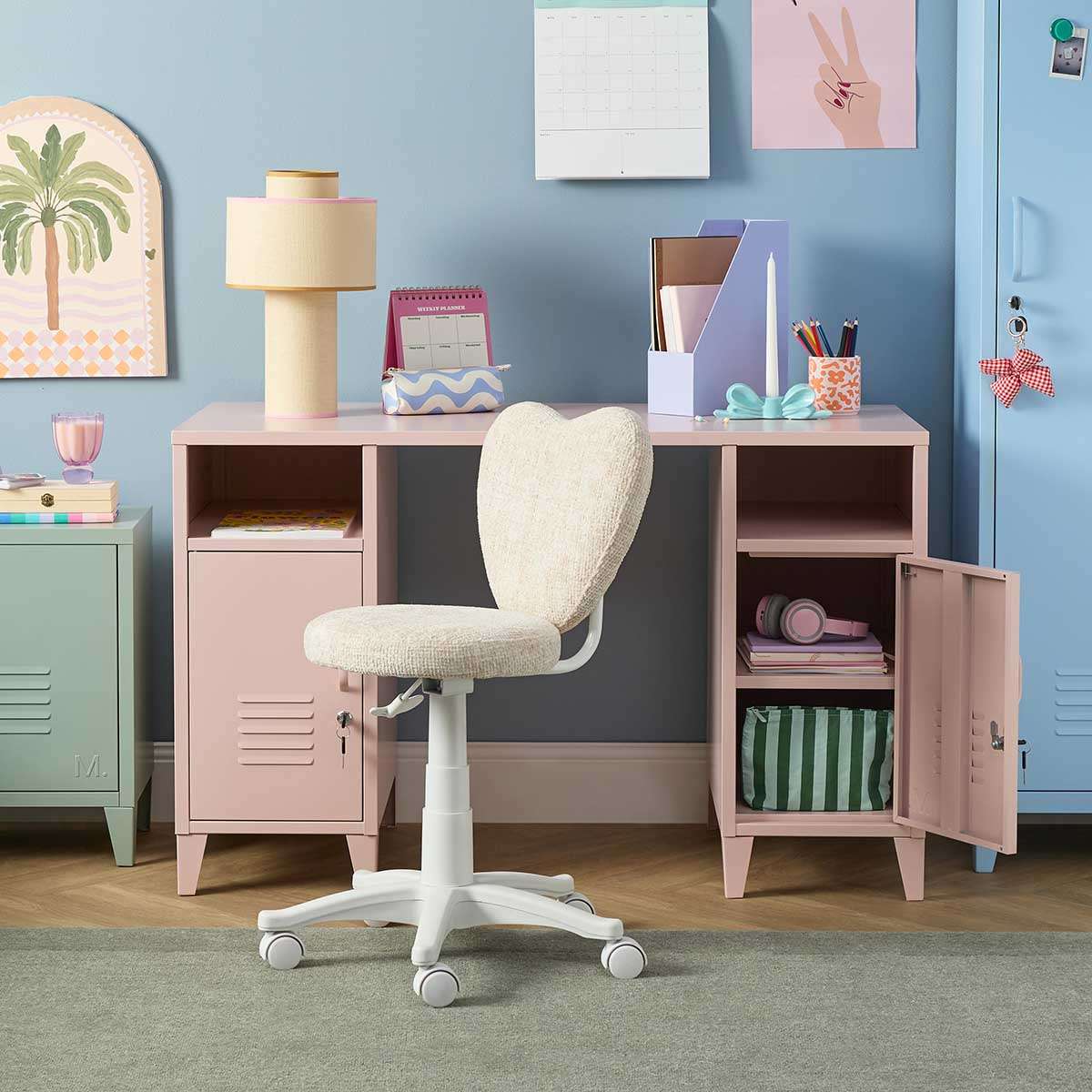 Mocka Original Locker Desk - Large - Pink
